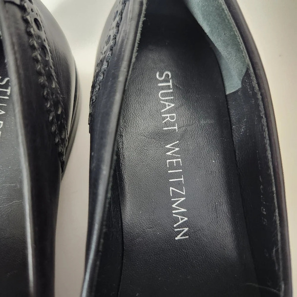 Stuart Weitzman | Boything Lava Brushed Calf Leather Loafers - Size 6 - Picture 11 of 15